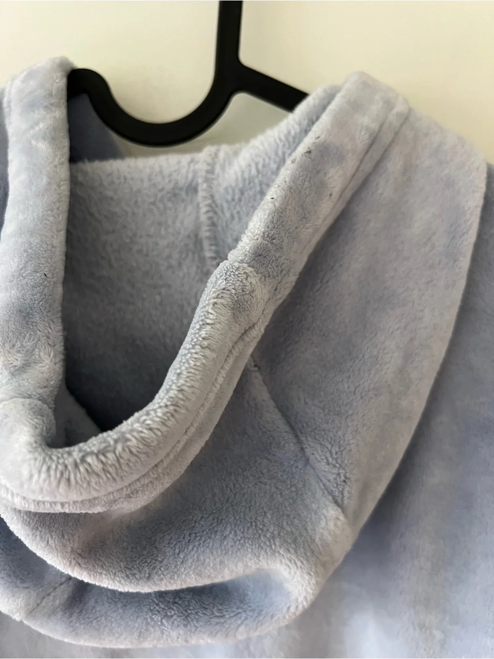 Athleta Plush Hooded Pullover Sweater  Blue Size L 12